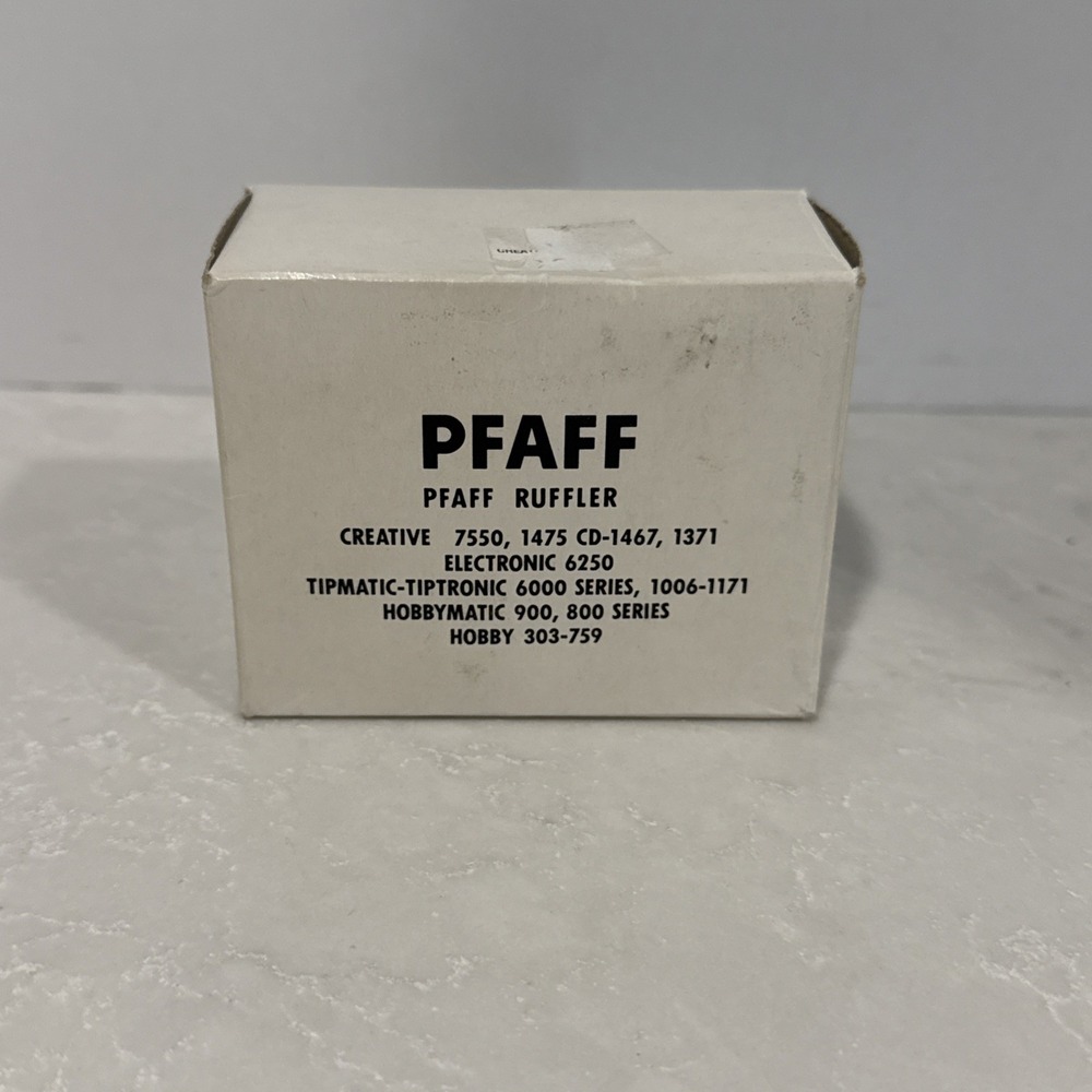 Pfaff Ruffler Creative 1475 CD With instructions